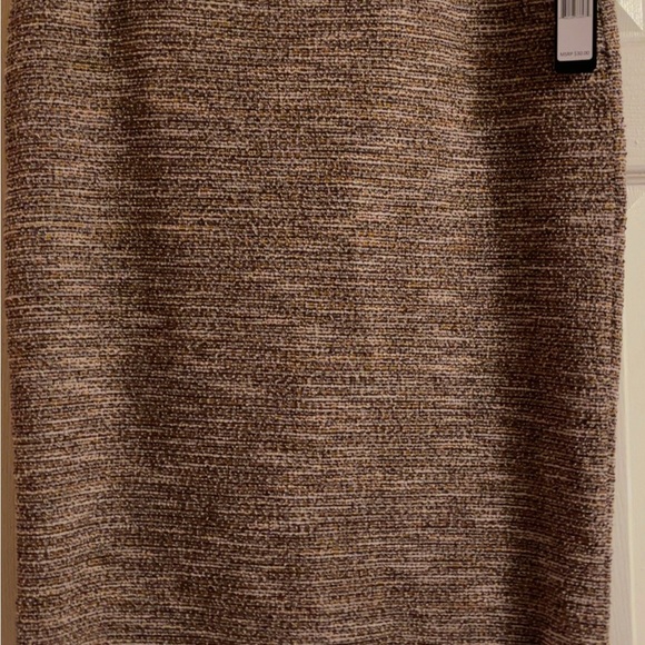 SOHO Brown and Tan Knit Skirt - Picture 3 of 5